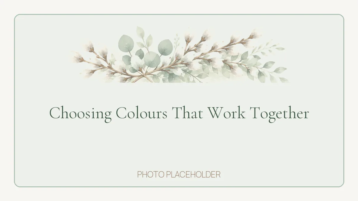 Sheets of patterned paper fanned out beside coordinating cardstock and ink pads